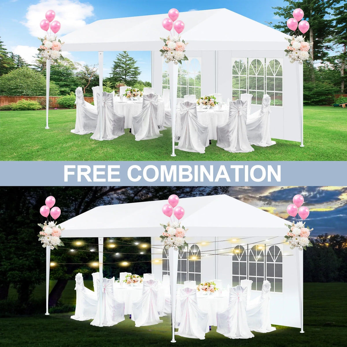 10x30/10x20/10x10ft Canopy Party Tent  Sidewalls