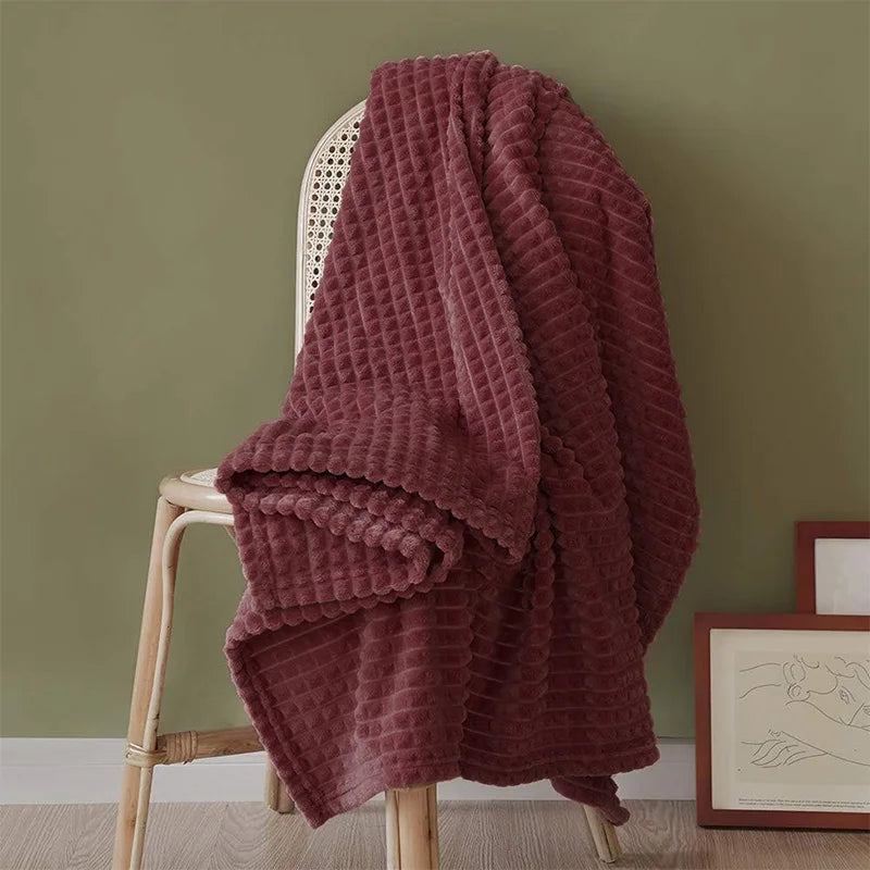 Fleece Decorative Blanket 3D Throw Blankets