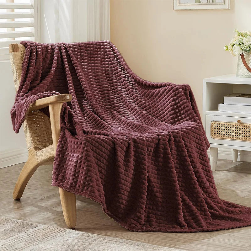 Fleece Decorative Blanket 3D Throw Blankets