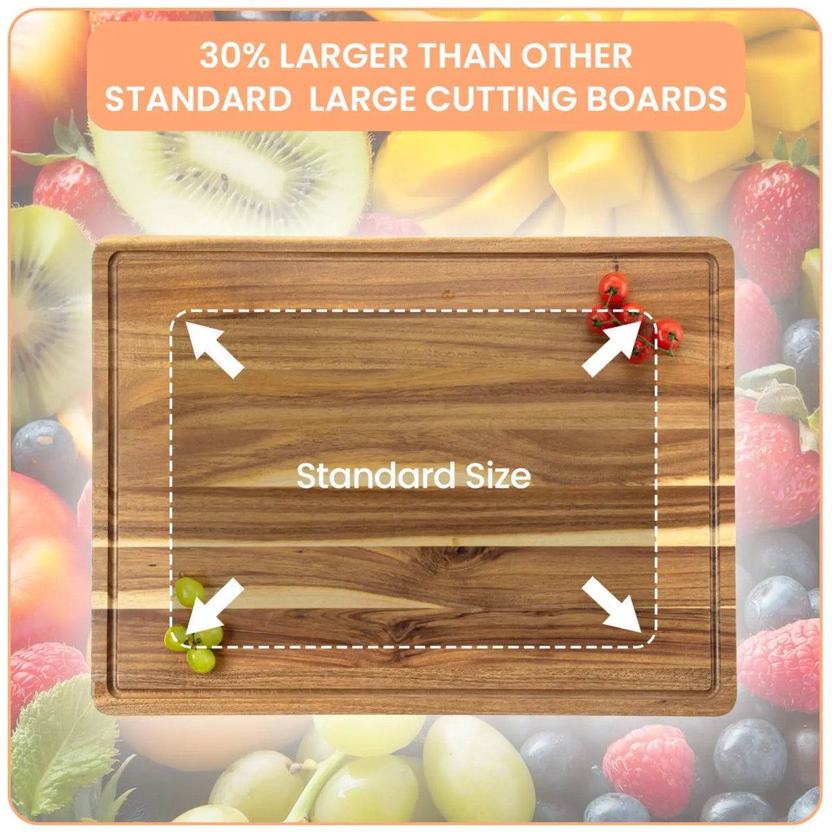 Wooden Cutting Boards Large -  Charcuterie Board
