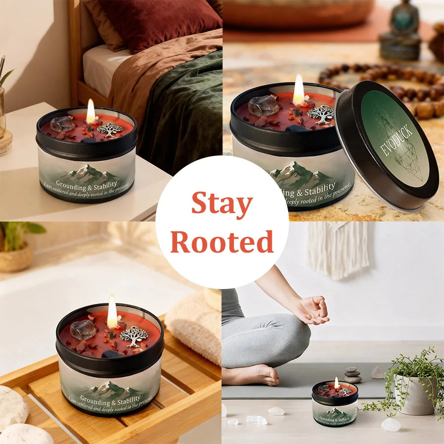 3Pcs Grounding & Stability Scented Candle Set,