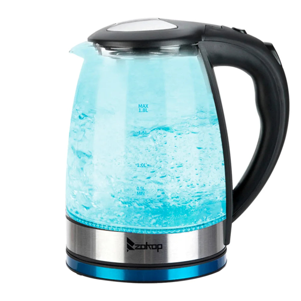 HD-1861-A 110V 1200W 1.8L Electric Glass Kettle