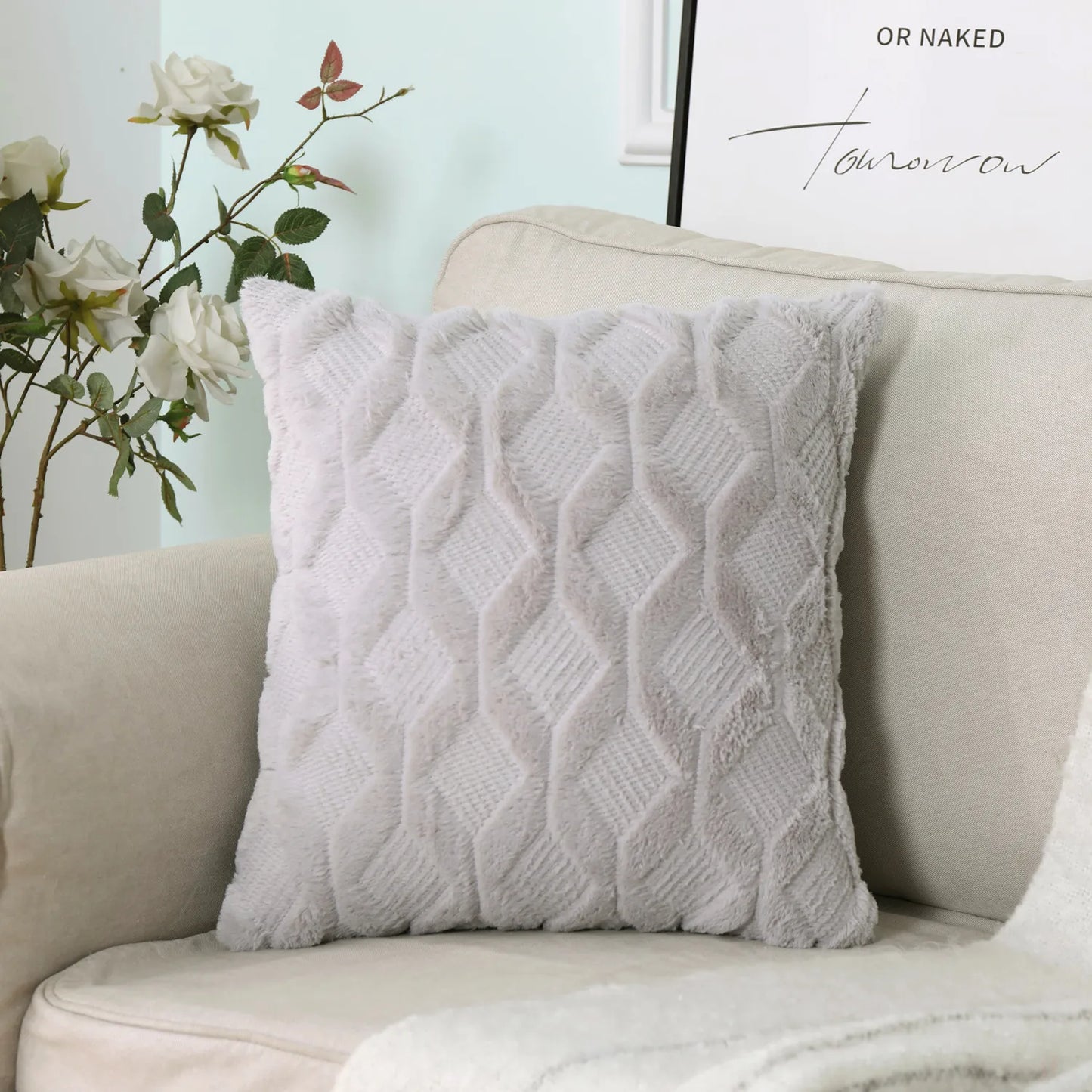 Soft Plush Decorative Throw Pillow Covers