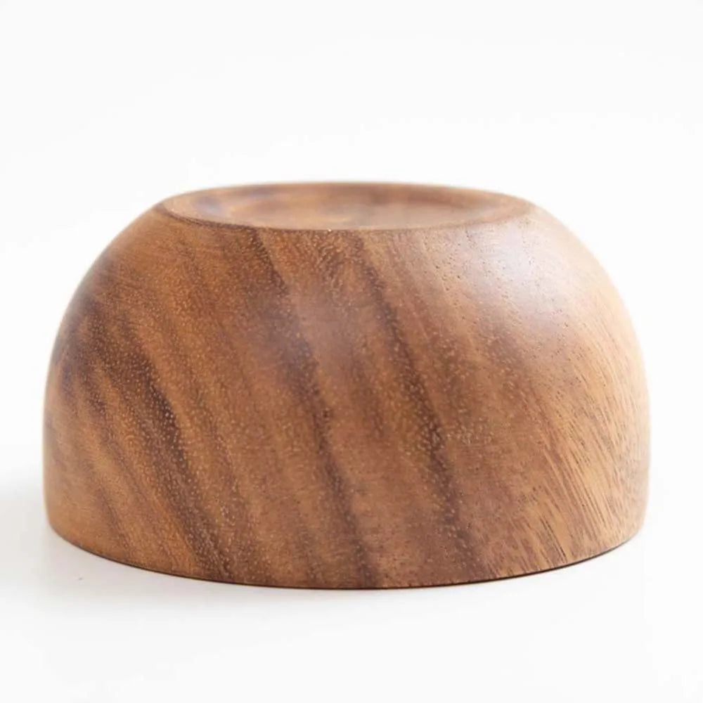 Natural Hand-Made Wooden Salad Bowl Acacia Wood