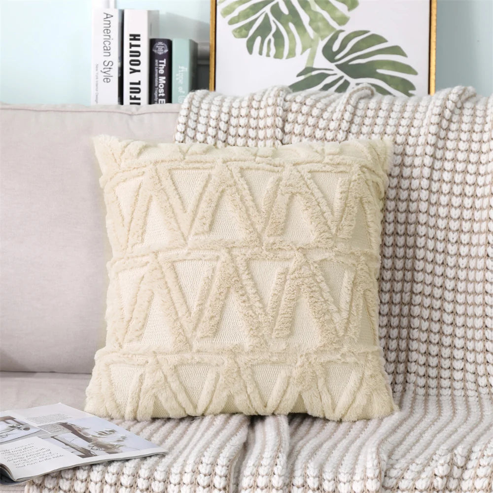 Soft Plush Decorative Throw Pillow Covers