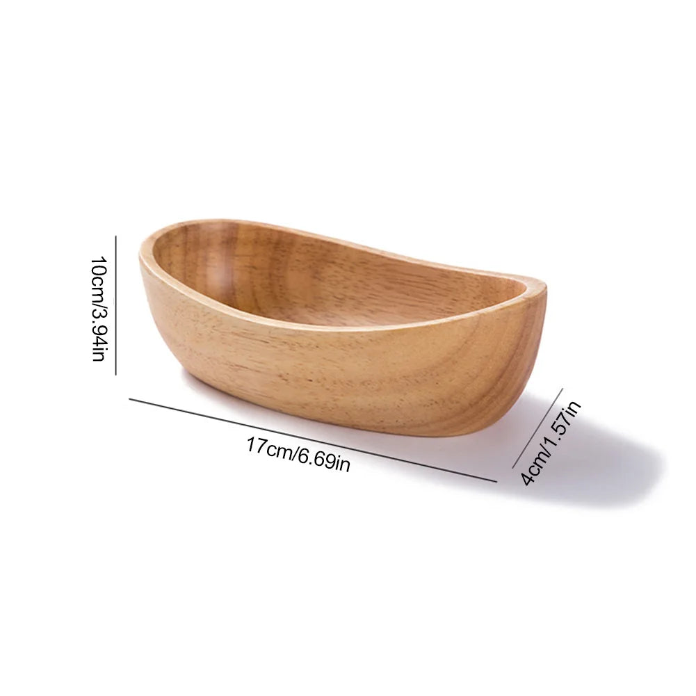 Glass Fruit Plate Box Bowl Storage Box  Wooden Lid