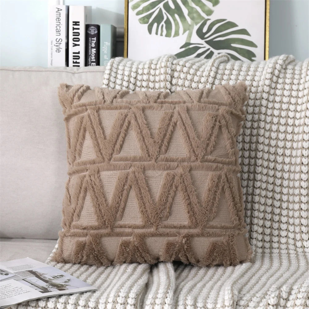 Soft Plush Decorative Throw Pillow Covers