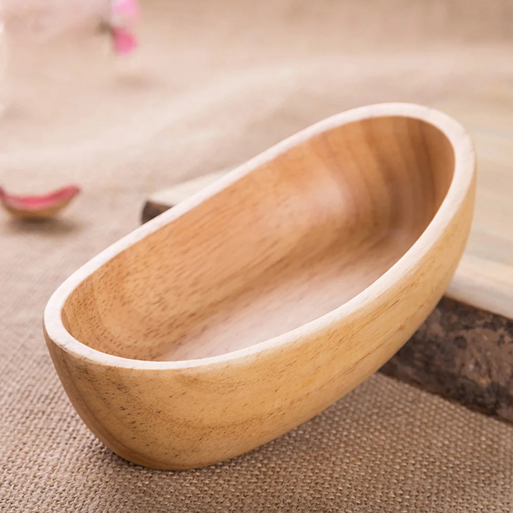 Glass Fruit Plate Box Bowl Storage Box  Wooden Lid