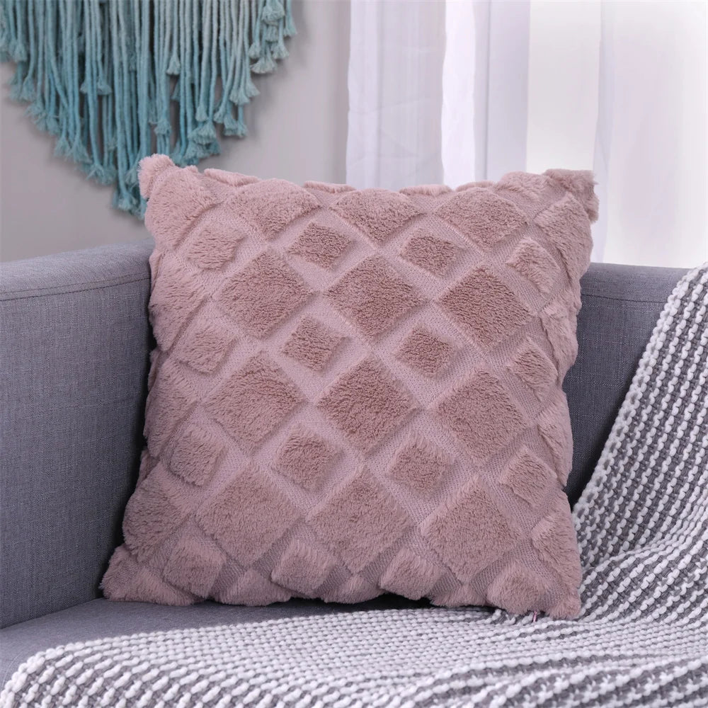 Soft Plush Decorative Throw Pillow Covers
