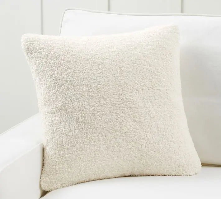 Plush Pillow Cover Cozy Faux Fur Cushion Cover  45*45 Decorative