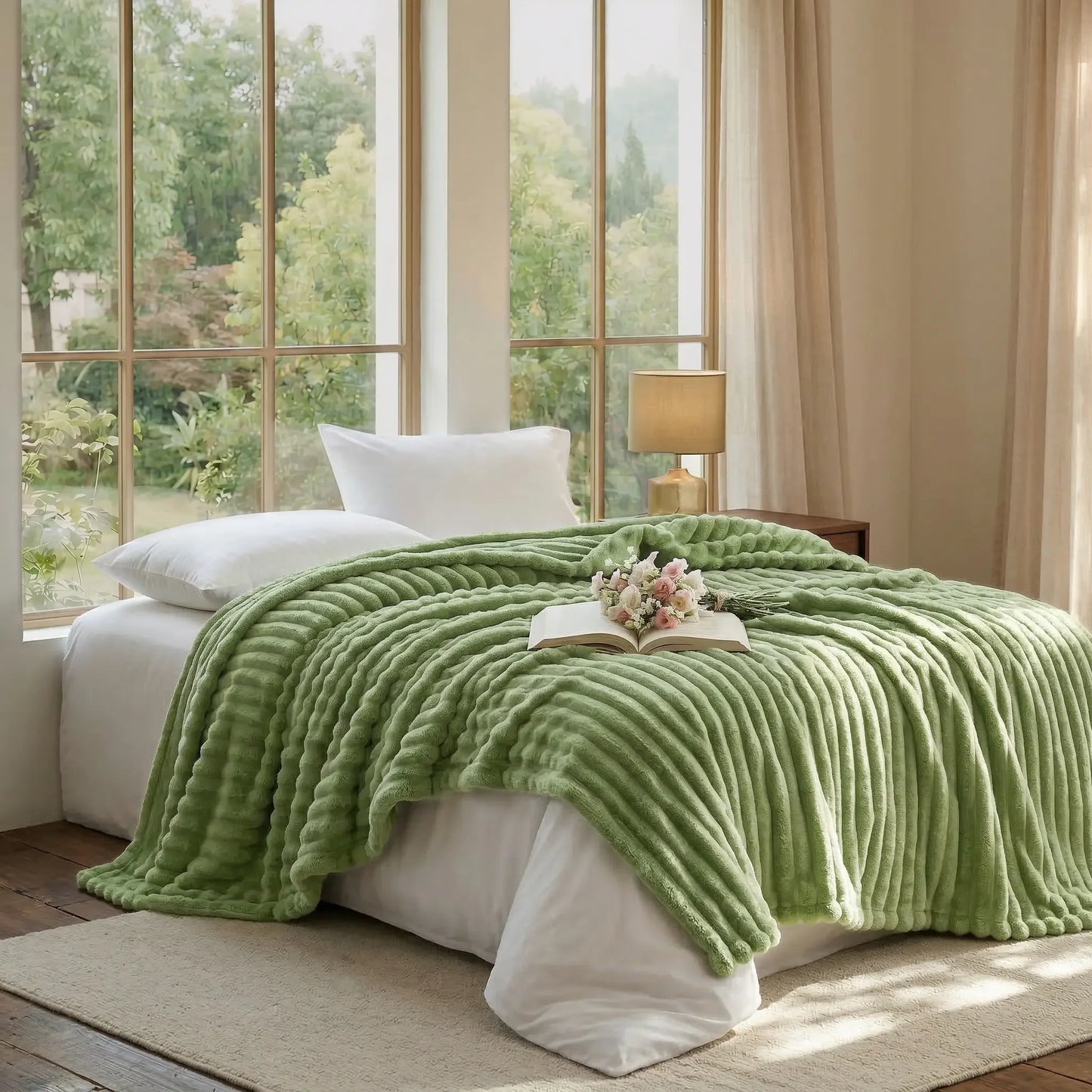 Summer Lightweight Blanket Queen Size - Cooling Throw Blankets