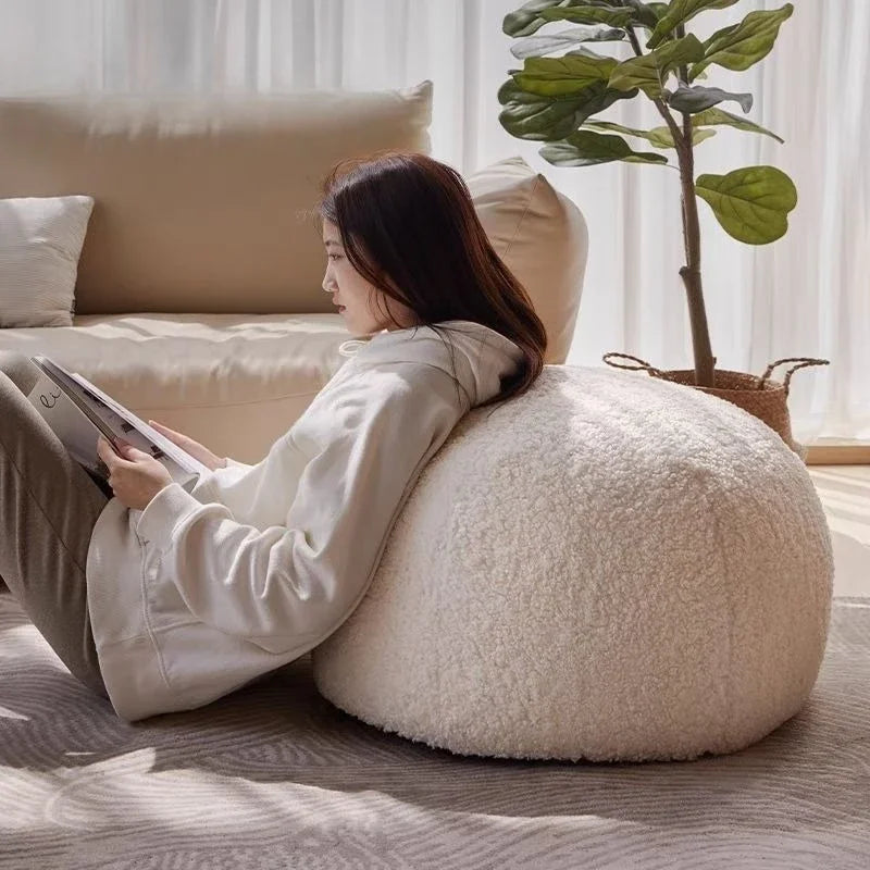 Round Ottomans Puff Pouf Comfortable Lounges