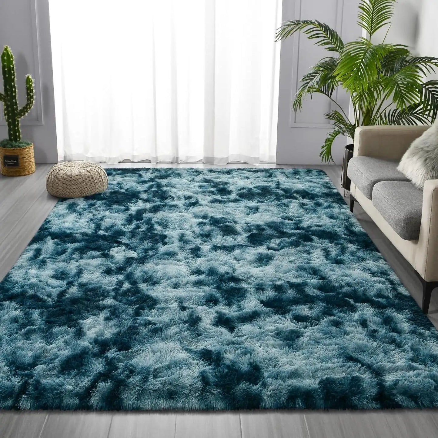 Lochas Super Soft Plush Tie Dye Velvet Rugs