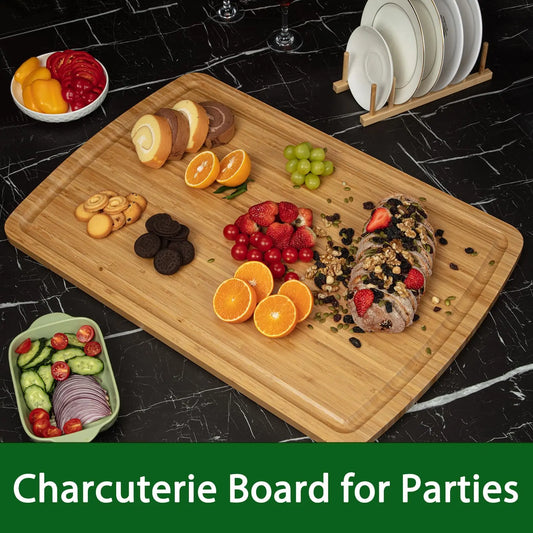 30 x 20 Extra Large Cutting Board, Bamboo Stove Top Cover