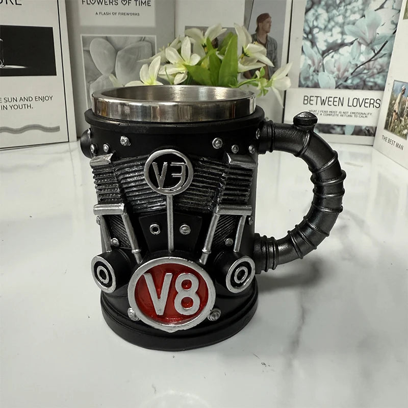 Army Military Beer Mug Resin Stainless Steel