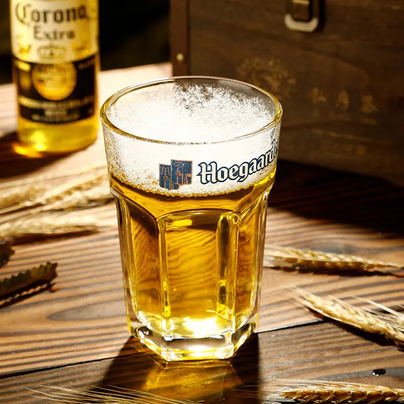 3L White Craft Beer Glass Heat Resistant Large Hexagonal Pint Glass