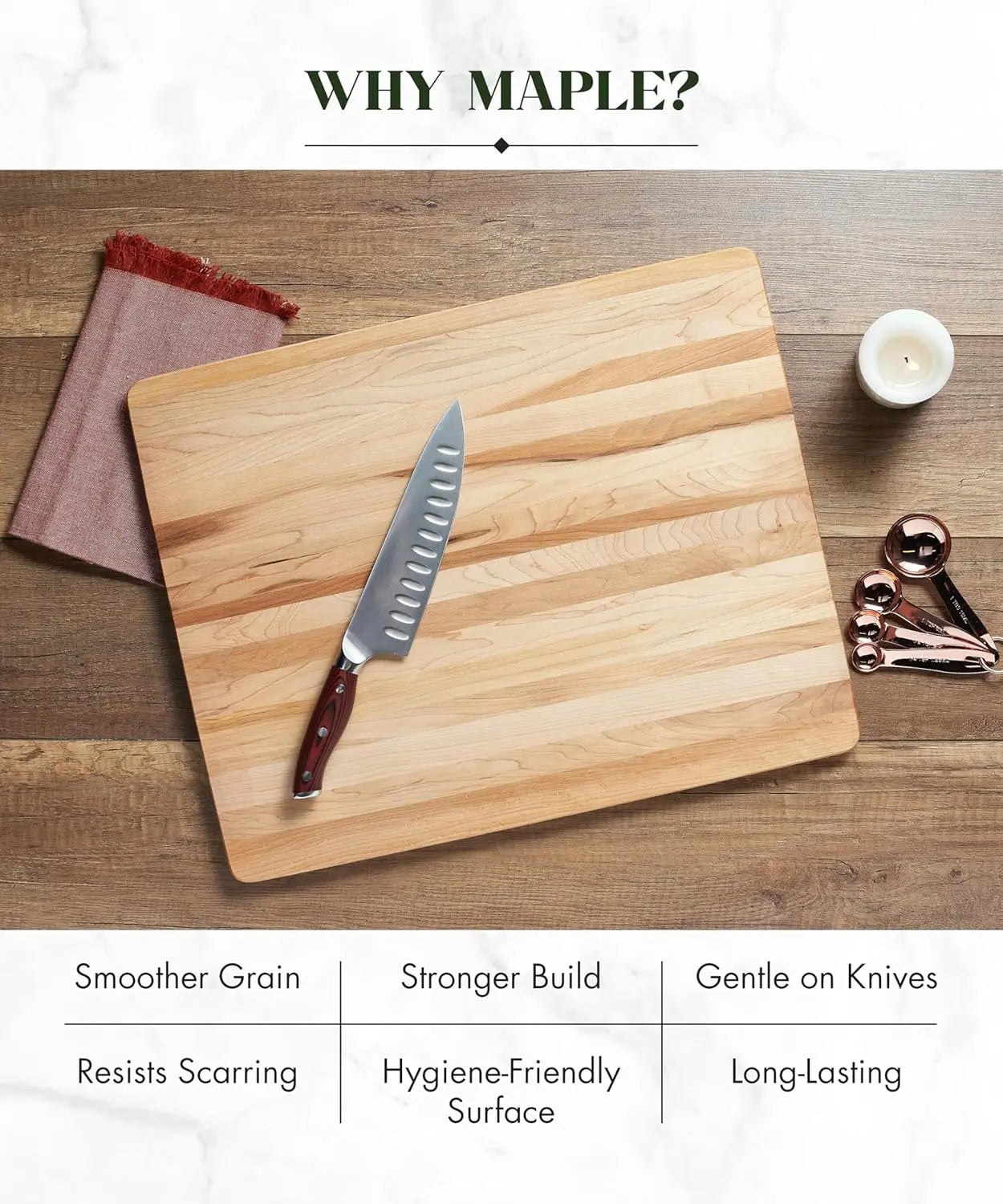 Large Maple End Grain Cutting Board, Charcuterie,