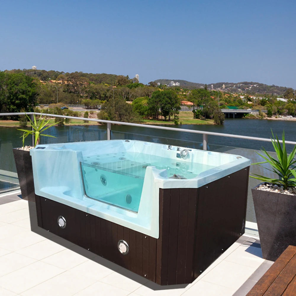 2200X1800X950mm 4 People Swimming Pool Whirlpool