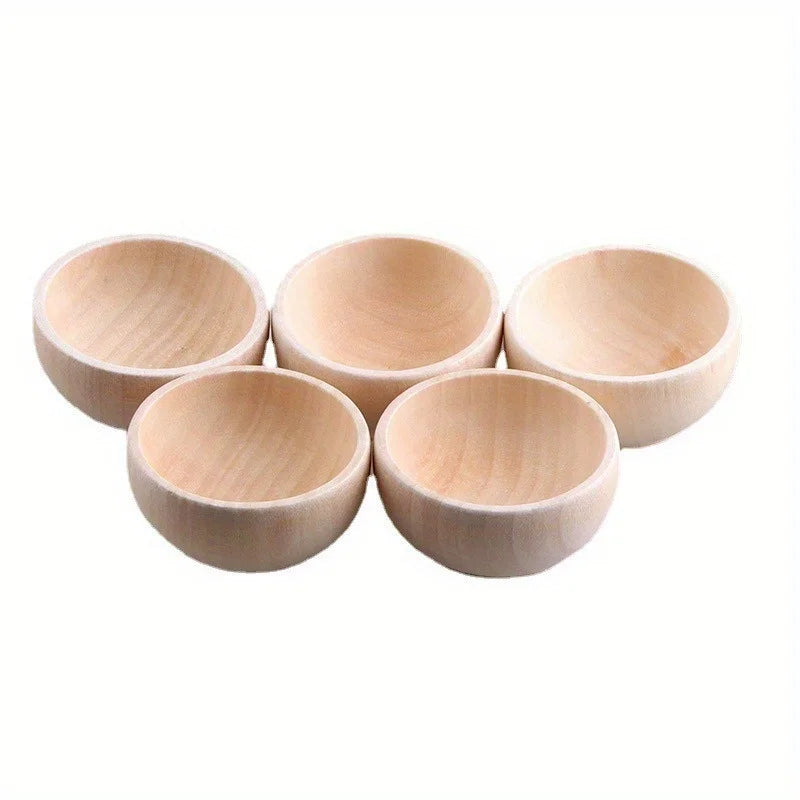 Handcrafted Solid Wood Mini Bowl