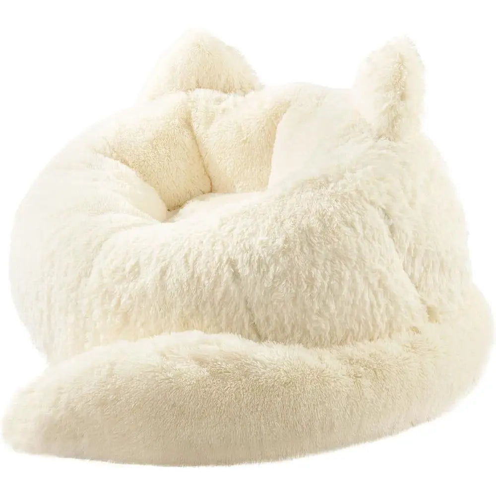 Giant Plush Faux Fur Bean Bag Chair -