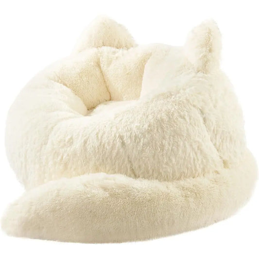 Giant Plush Faux Fur Bean Bag Chair -