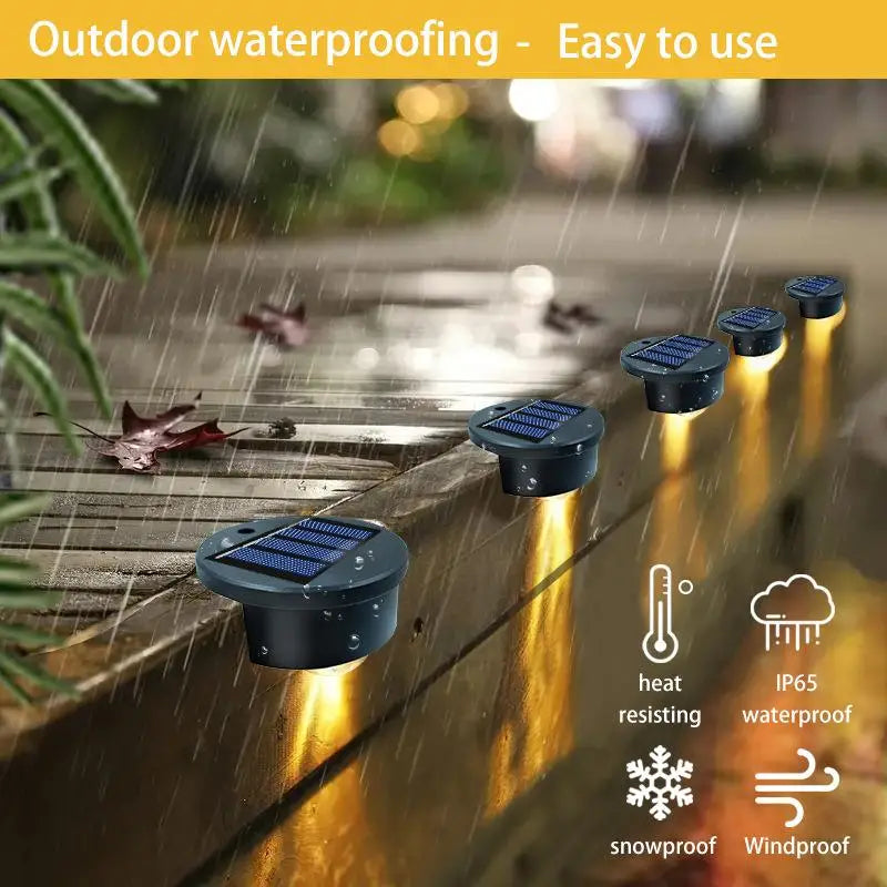 Solar LED Lights Outdoor Garden Light Deck