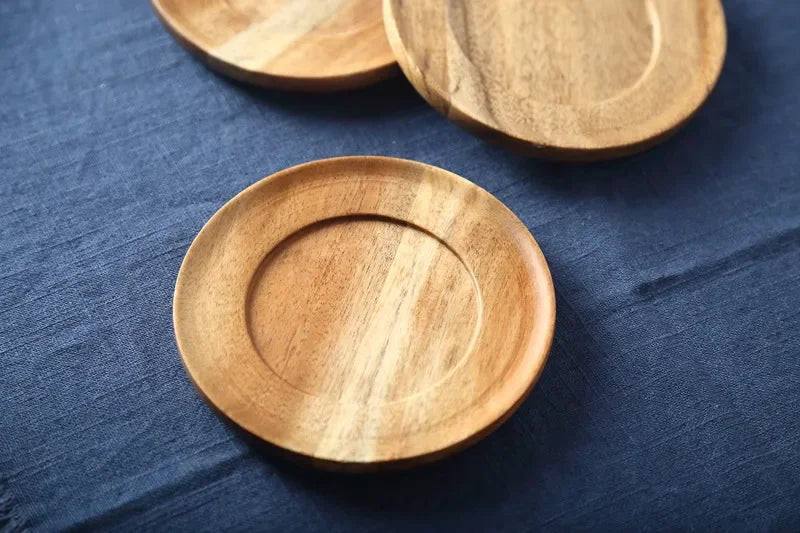 Health pottery coffee cup with tray simple water cup