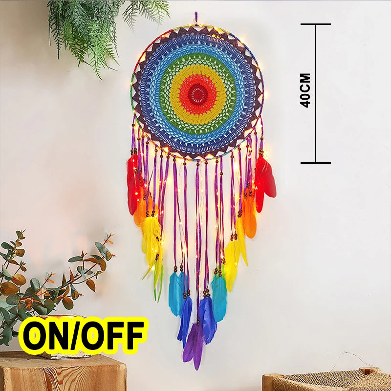 big dream catcher hanging/light decoration