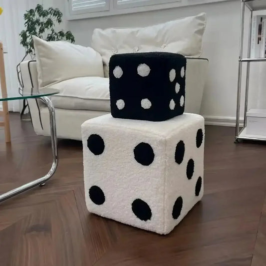 Dice Pouf  Stoo,l Shoe Changing, Low Sitting Pier