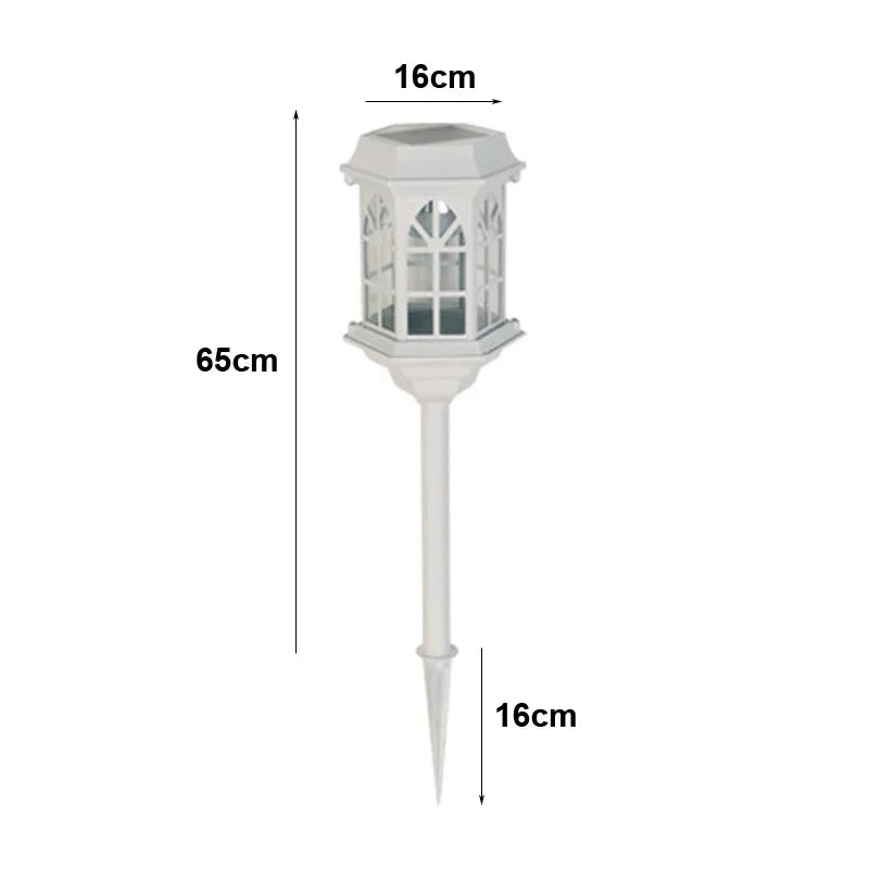 Solar Powered Lights Pathway LED Outdoor Lamp