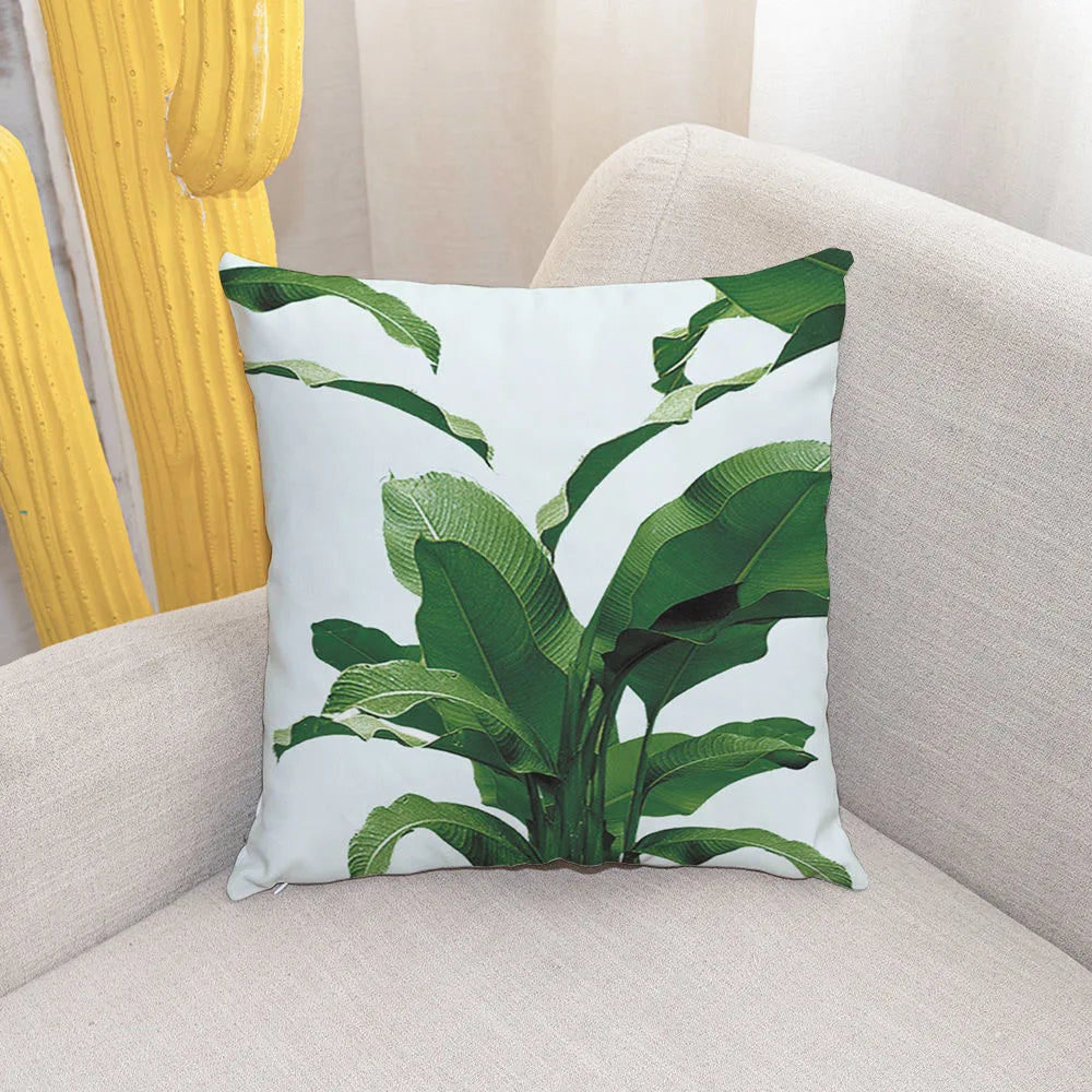 Cushion Cover Green Throw Pillow Cover