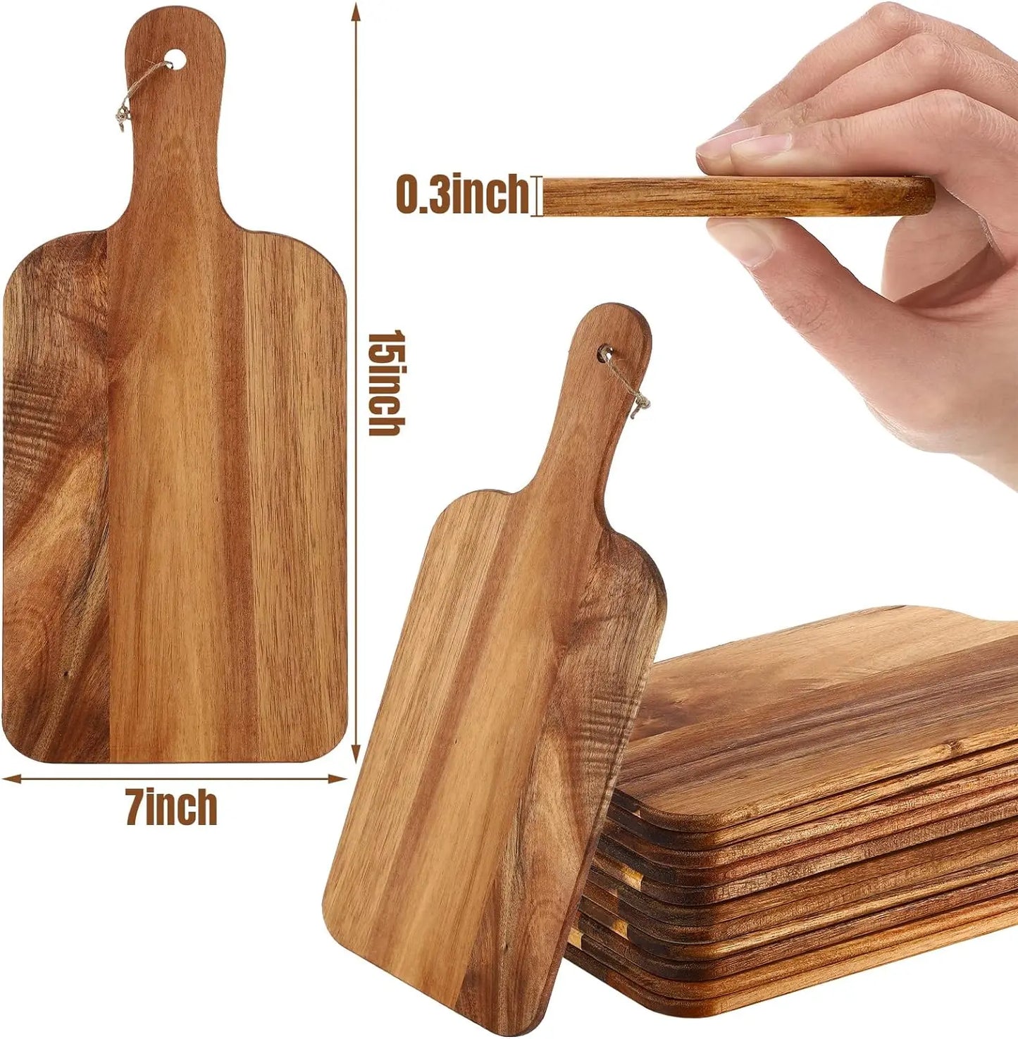 12 Packs Cutting Board Set Plain Chopping Board