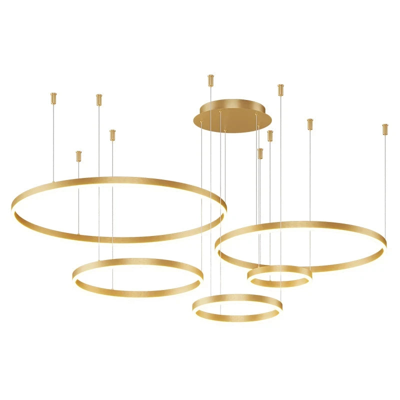 Modern Led Ceiling Chandelier Circular Ring Chandelier