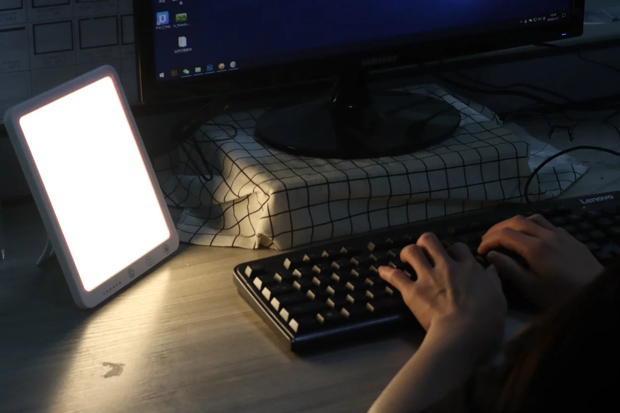 LED Daylight Lamp 10000 Lux UV-Free SAD Lamp,