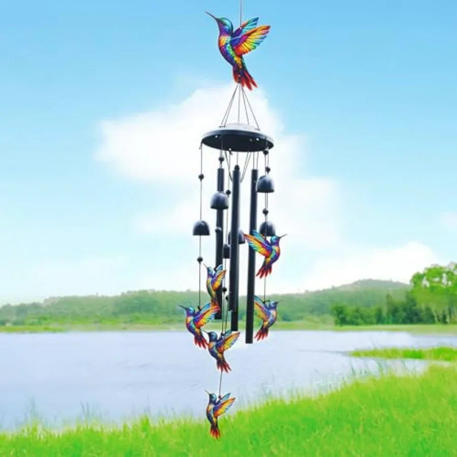 Wind Chimes for Outside, Black Metal Windchimes