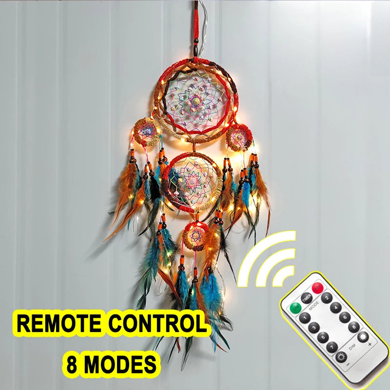big dream catcher hanging/light decoration