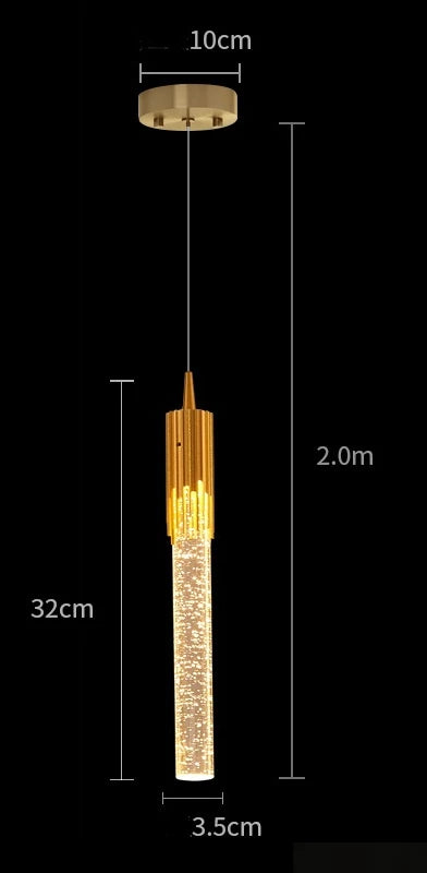 Modern Creative Lighting Crystal Led Pendant Lamp Chandelier