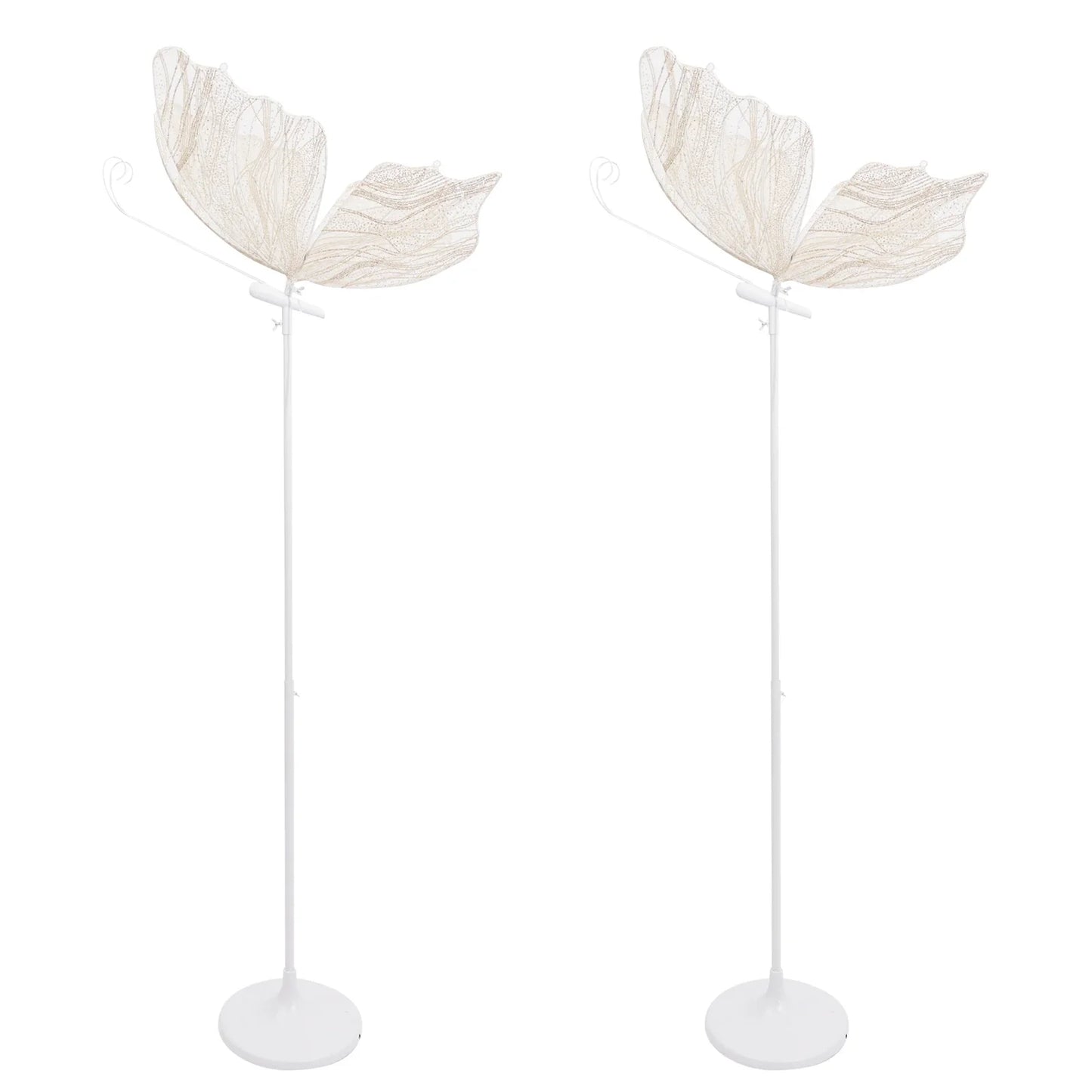 2PCS LED Butterfly Light, Floor MountCreative Butterflies 48W