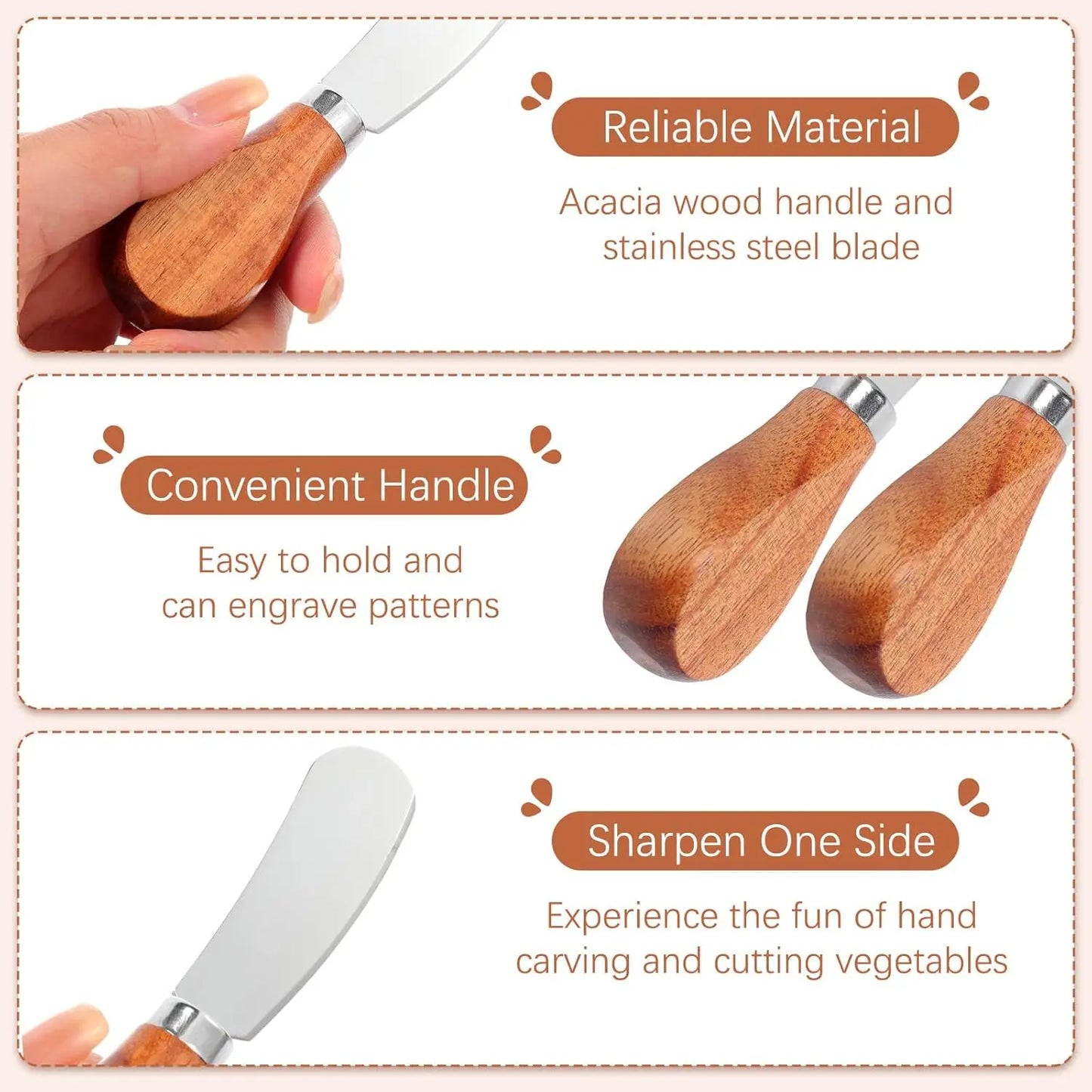 12 Sets Charcuterie Boards with Gift Boxes Cards, Acacia Wood