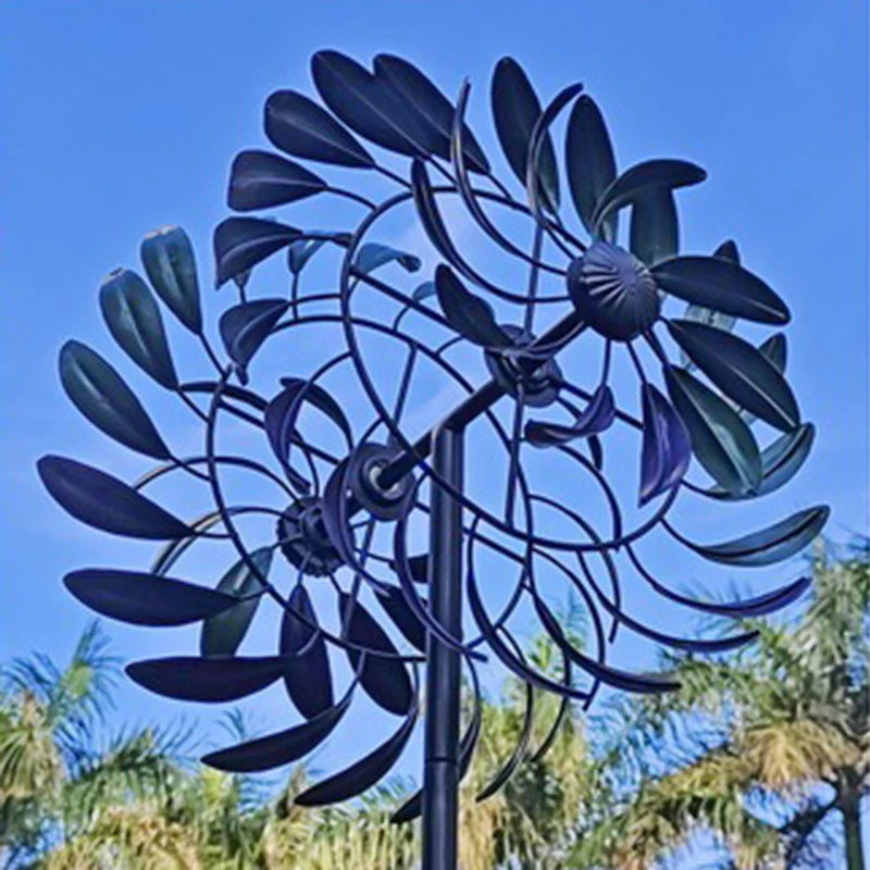 Garden Wind Spinners  Windmill  Large Metal Ornament