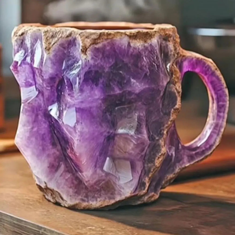 400ml  Mineral Colored Crystal Mug Coffee Cup