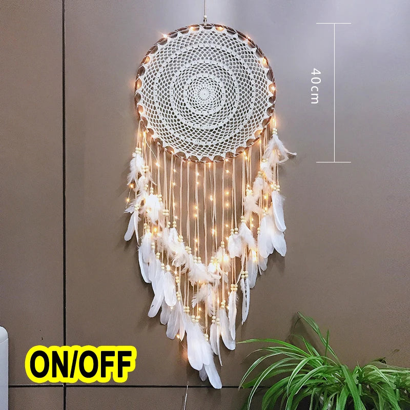 big dream catcher hanging/light decoration