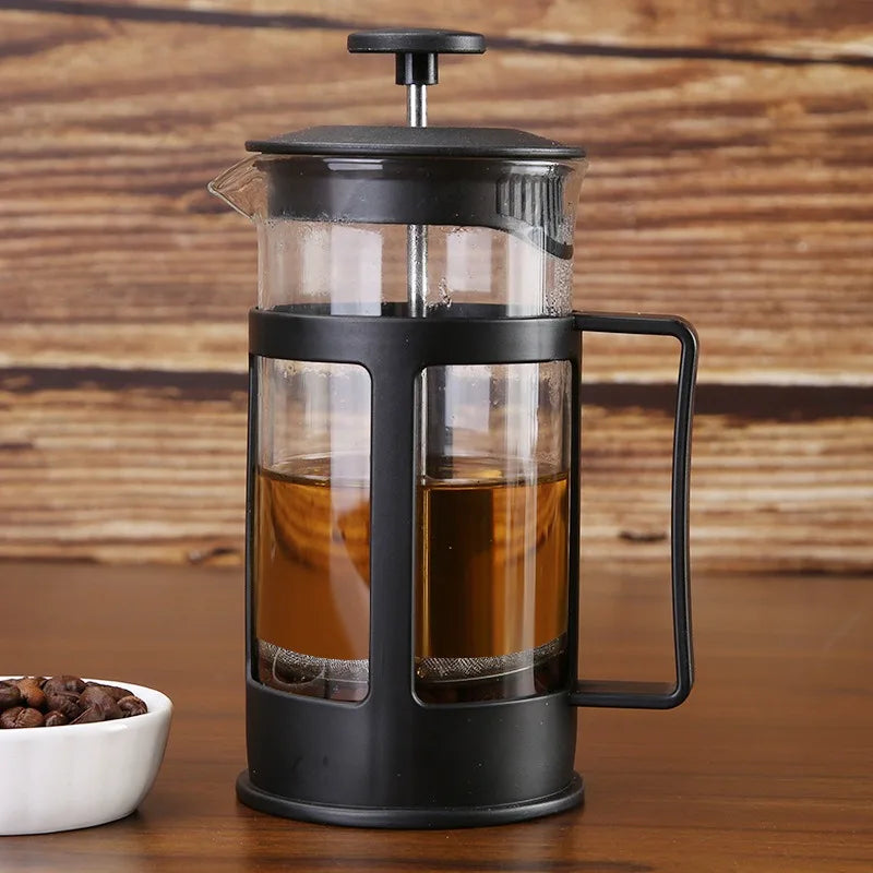 Borosilicate Glass French Press Coffee Maker (20oz)- 5 Cup