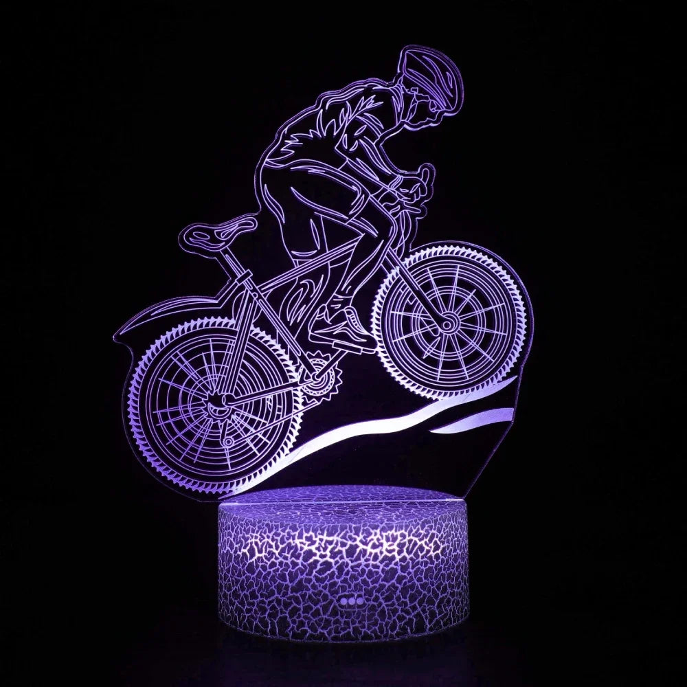 Mountain Bike Night Light LED USB 16 color - Remote Room