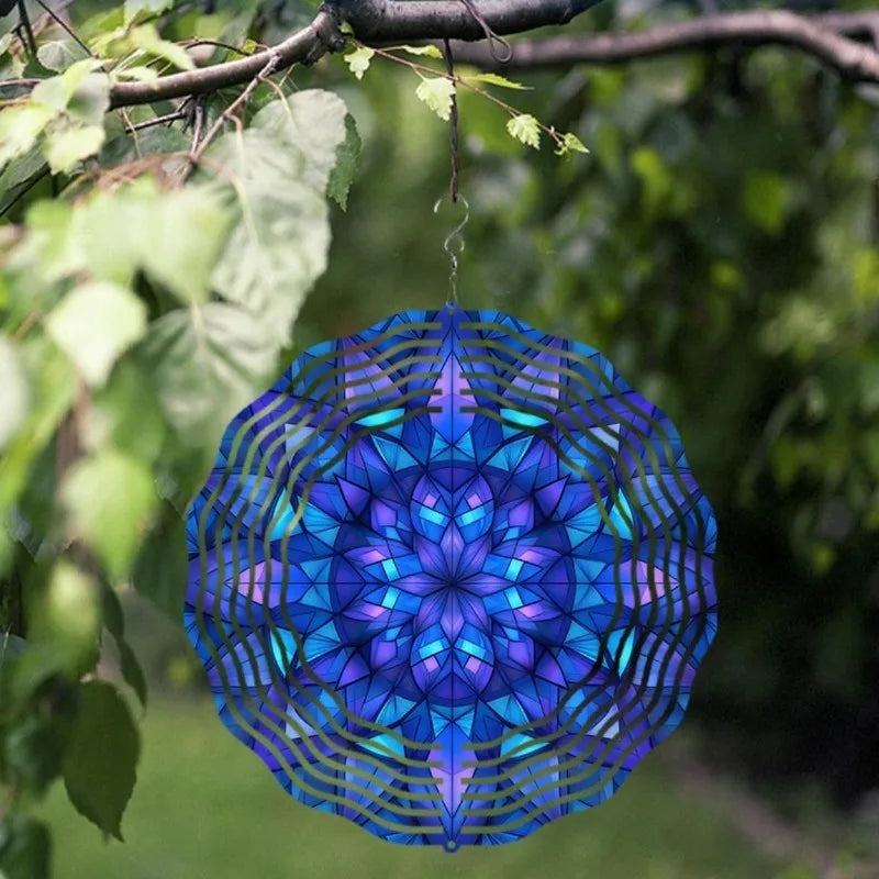 Colorful Kinetic Metal Wind Chime