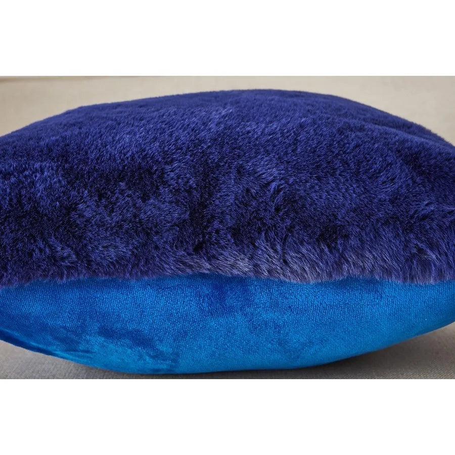 Agnes Luxury Chinchilla Faux Fur Pillow 18 In. x 18 In.