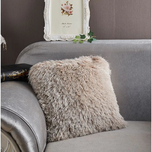 Drative Shaggy Pillow 18in x 18in