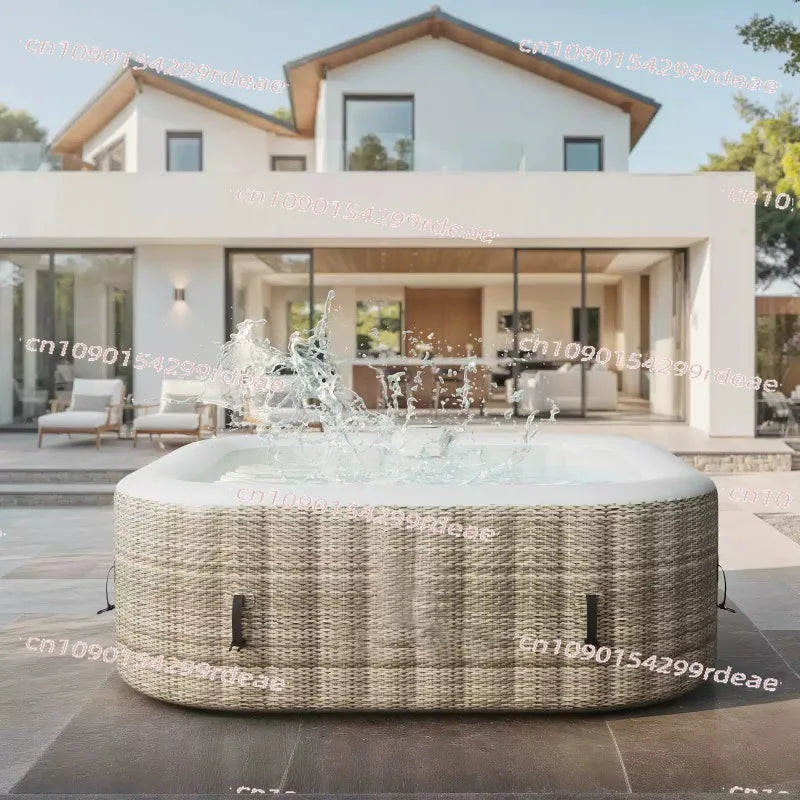 Inflatable Jacuzzi Heated Spa Pool Bubble