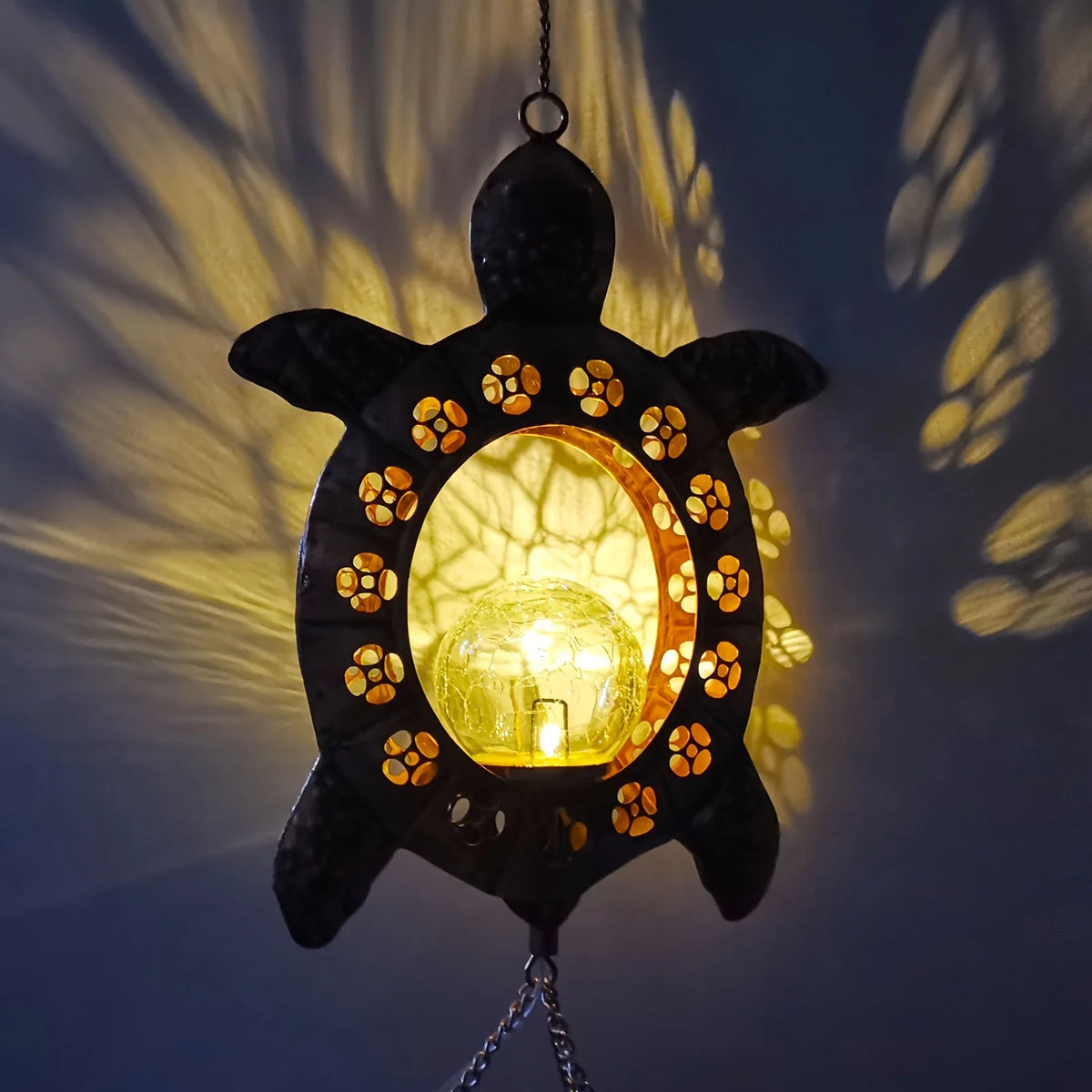 Solar Wind Chime Lamps, Turtles, Solar Lamps