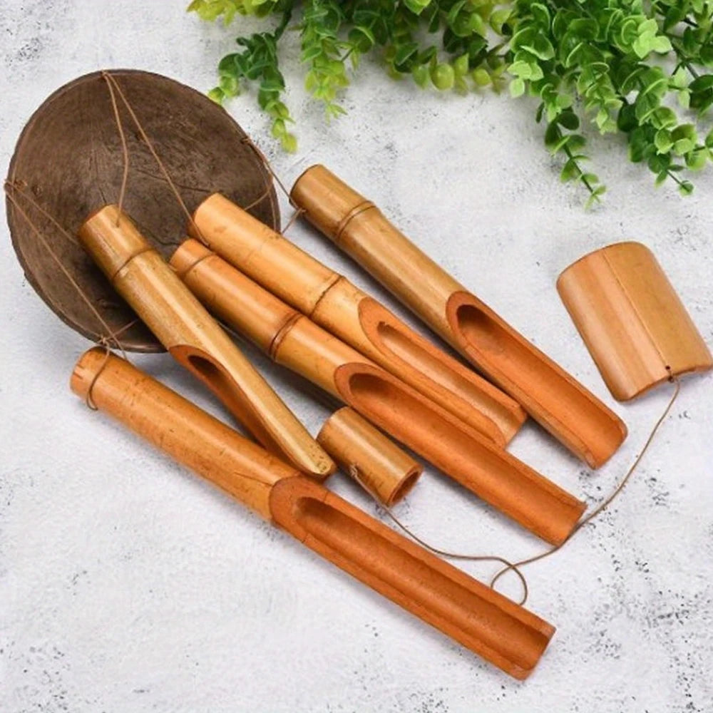 Bamboo Coconut Wind Chime Handmade